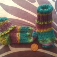 Tutorial for Two at a Time Magic Loop Socks